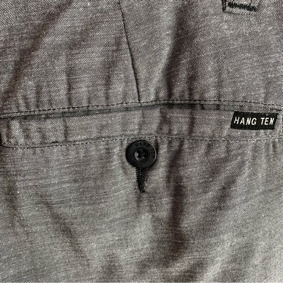 Hang Ten Gray Striped Chino Shorts - Picture 5 of 6